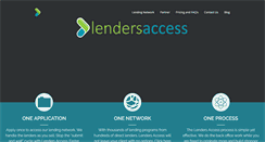 Desktop Screenshot of lendersaccess.com
